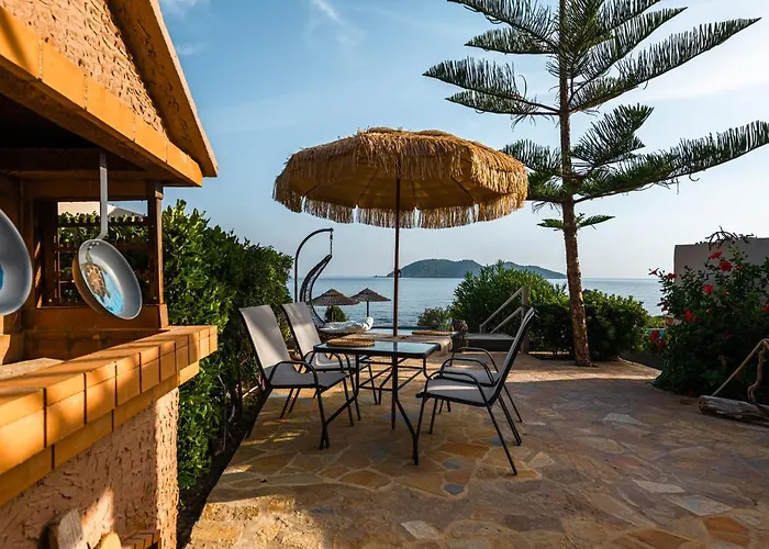 Villa Andriana & Villa Elena - Beachfront Pool Villas * Vasilikí