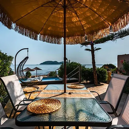 Beachfront Andriana With Mini Pool And