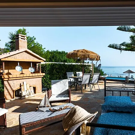 Beachfront Andriana With Mini Pool And Villa